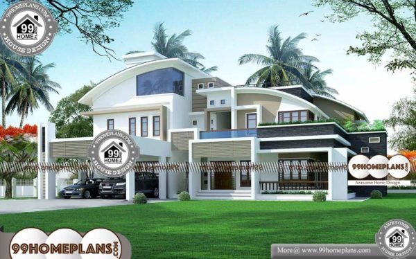 Free Indian Home Plans and Designs & 90+ Two Storey House Design