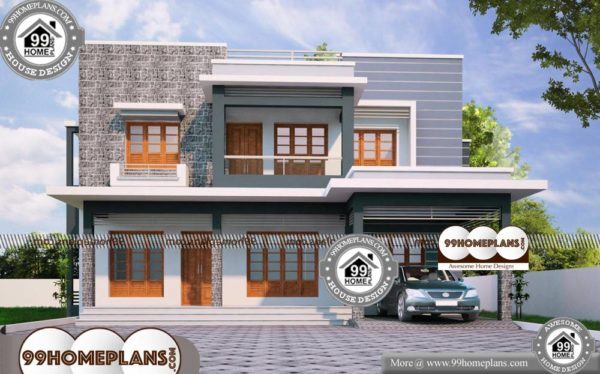 Modern Home Plans in Kerala Style 50+ Modern Two Storey Homes Plans