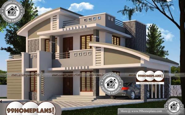 Modern Homes in Kerala 70+ 2 Storey House With Floor Plan Collections