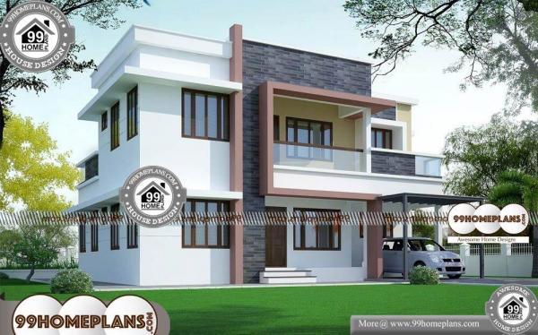 Modern Residential House Plans | 80+ 2 Storey House With Floor Plan