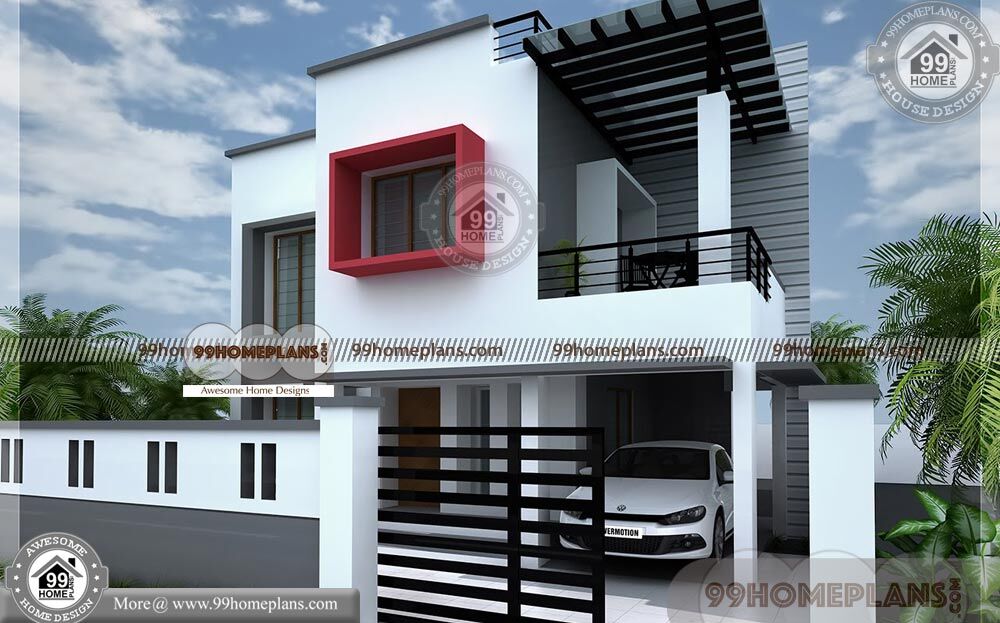 Budget Friendly House Plans 90 Two Story House With Balcony Online