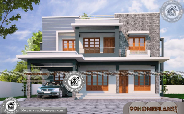 Modern Home Plans in Kerala Style 50+ Modern Two Storey Homes Plans