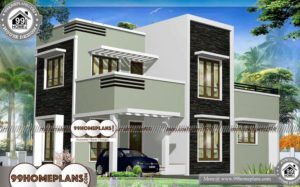 Contemporary 3 Bedroom House Plans | 80+ Double Story House Plans