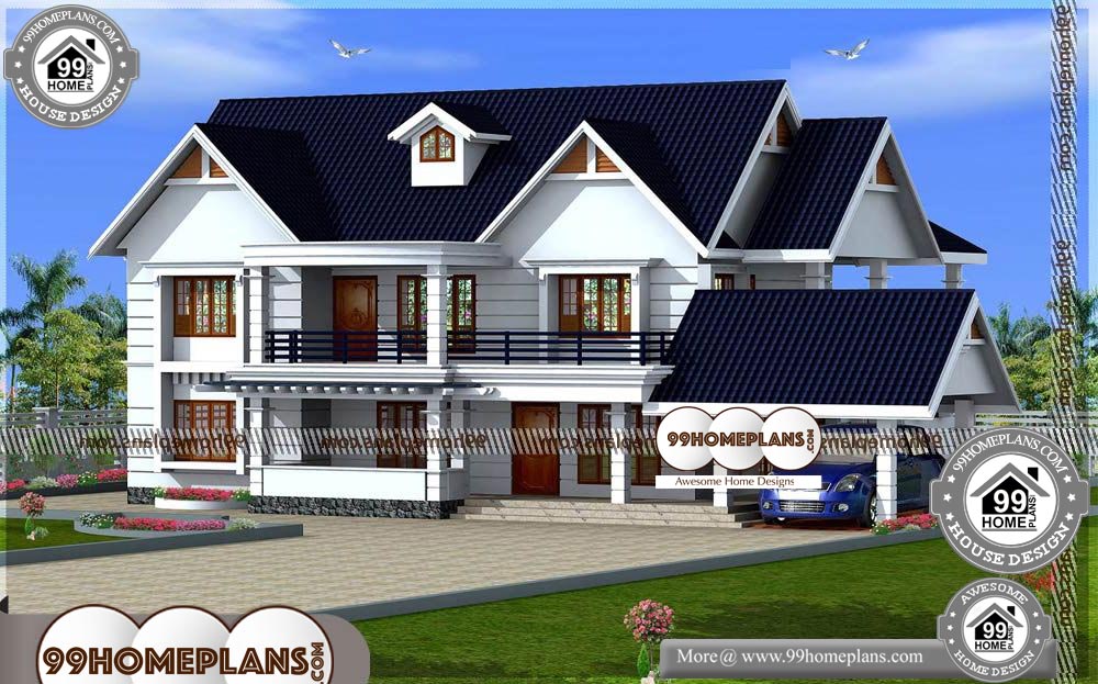 South Indian House Plans Double Story Homes Designs Plan Collections