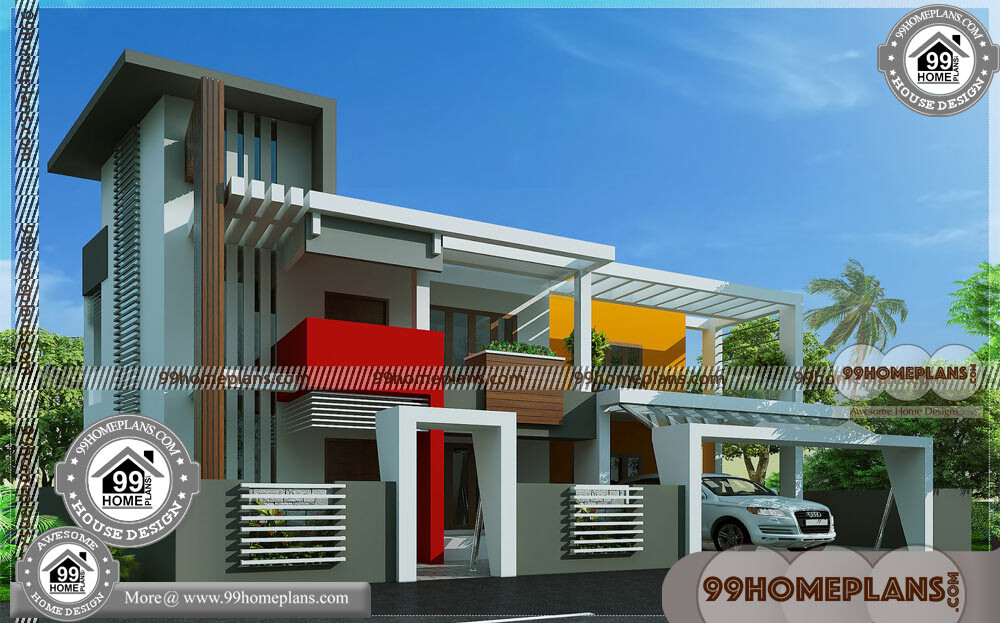 Contemporary House Models Two Storey Modern House Design Plans