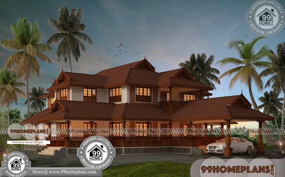 Traditional Kerala Style Nalukettu House Plans