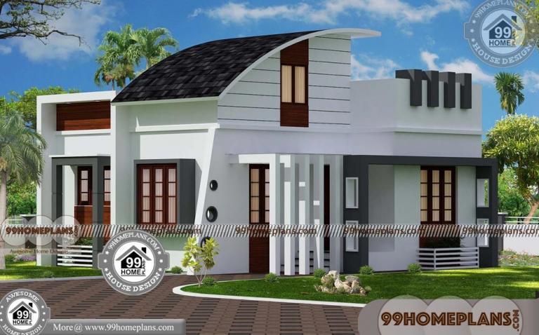 One Story House Plans with Porch | 90+ Contemporary Home Plans Free